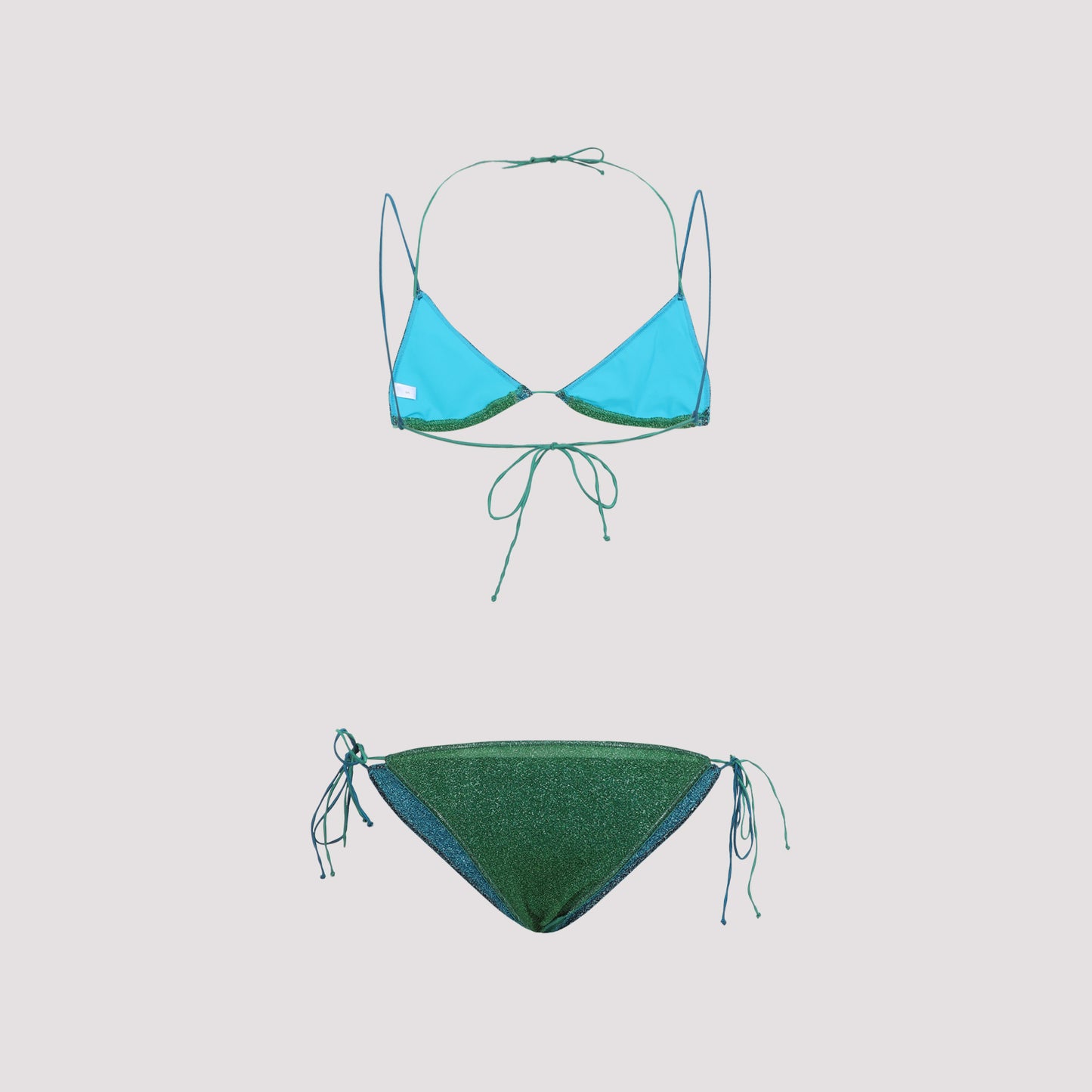 Oseree Swimwear Bicolor Double Kini Bikini