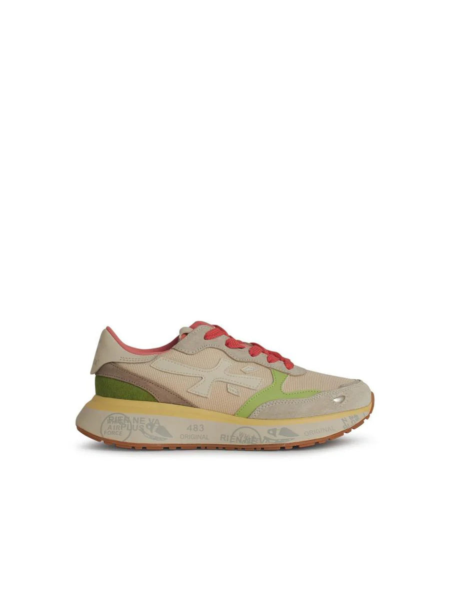 Premiata 'Lauryn' Multicolor Leather Blend Sneakers