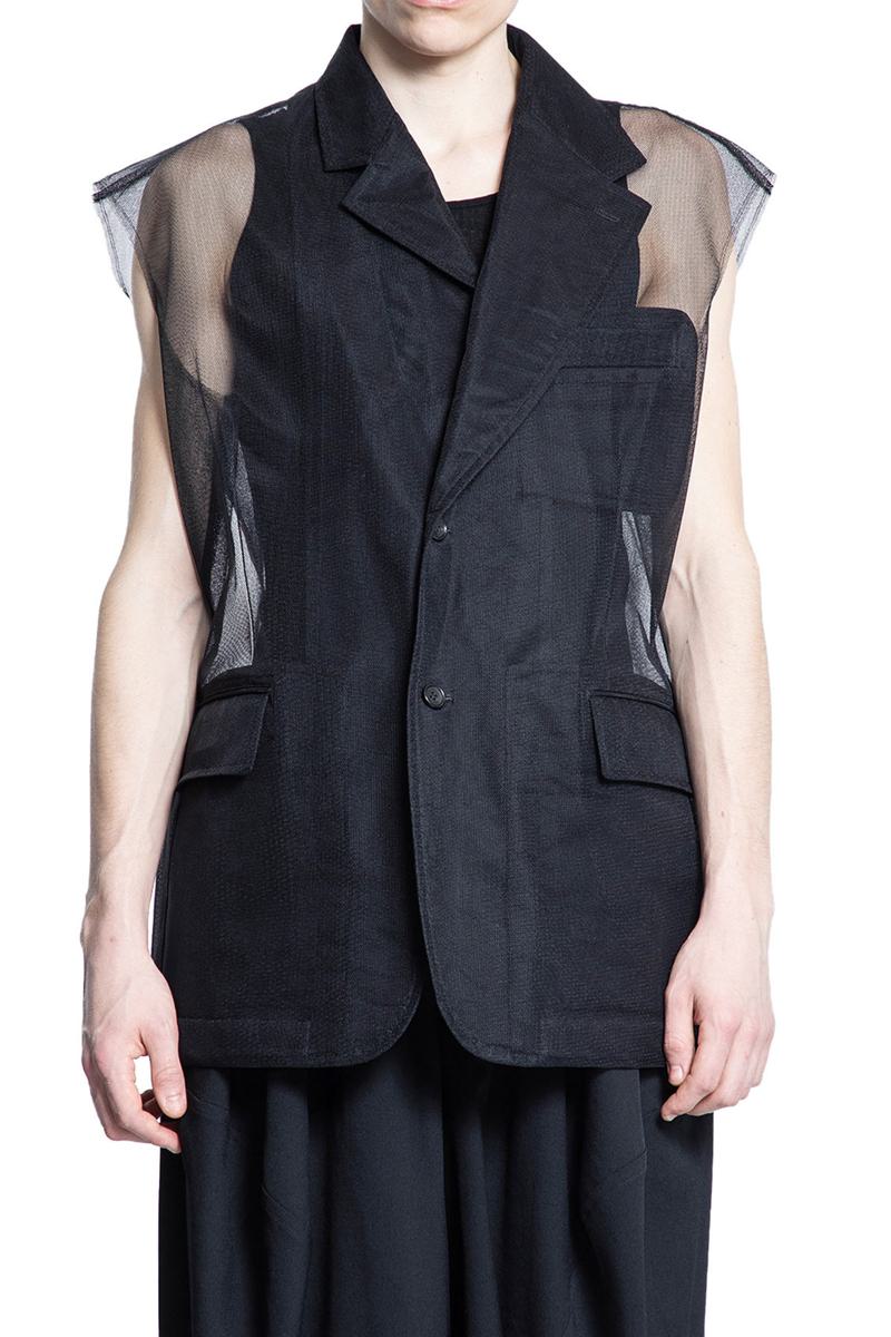 Comme Des Garçons Black Vests