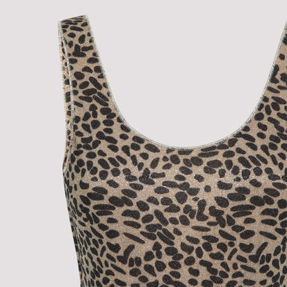 Oseree Swimwear Animalier Lumier Sporty Maillot One-piece Swimsuit