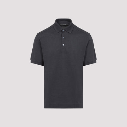 Zegna Cotton and Silk Polo