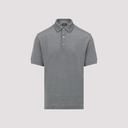 Zegna Cotton and Silk Polo
