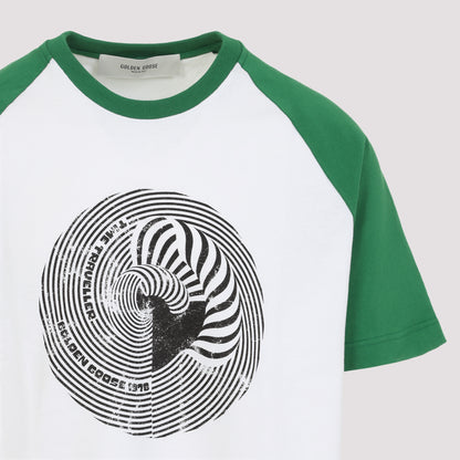 Golden Goose Raglan Crop T-Shirt