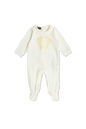 Romper with printed logo