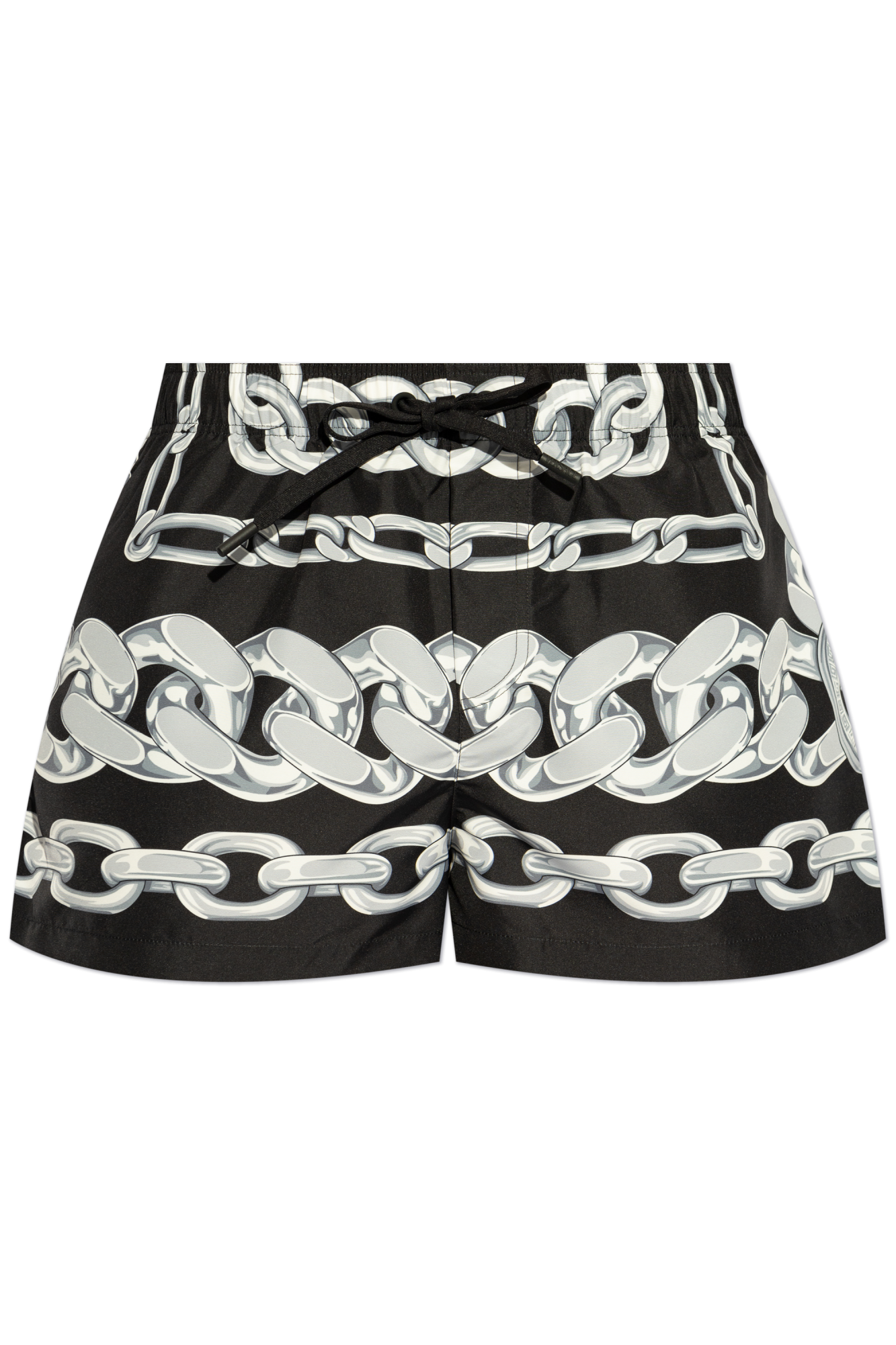Swim shorts with Medusa Chain print