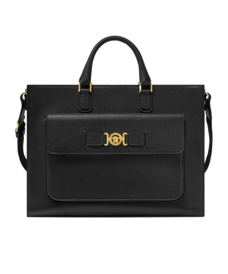 Leather briefcase __edusa Biggie_