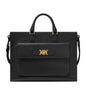 Leather briefcase __edusa Biggie_