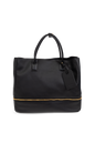 Leather shopper bag