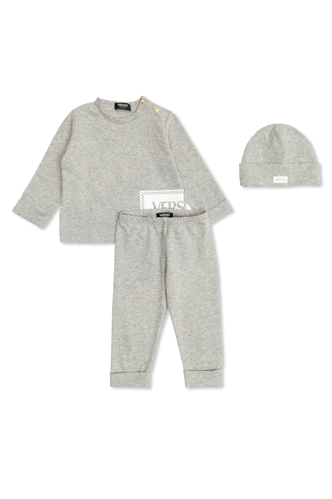 Set: top, pants, and hat
