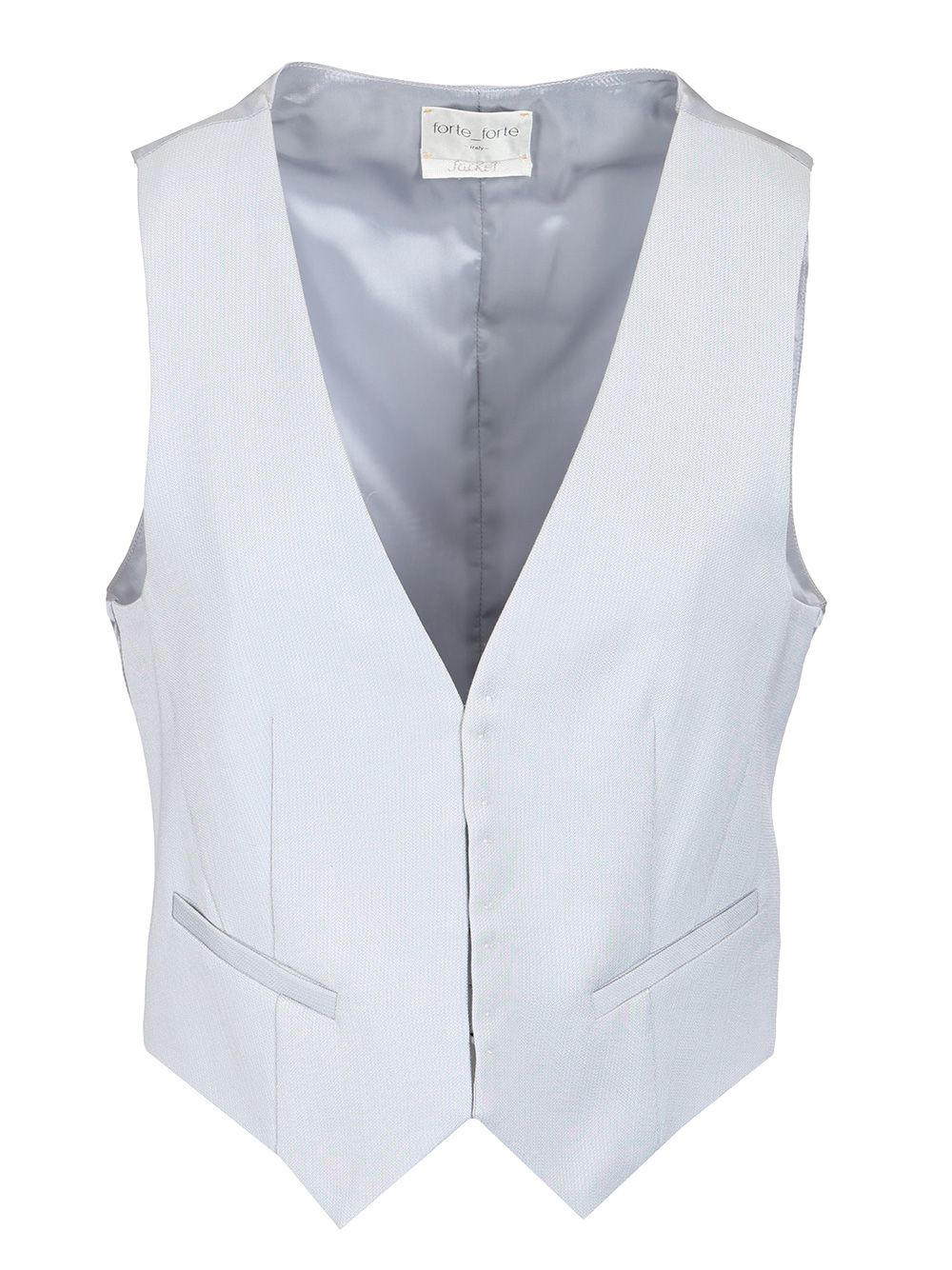 Wool and viscose vest