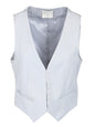 Wool and viscose vest