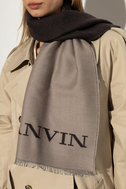 Scarf with logo