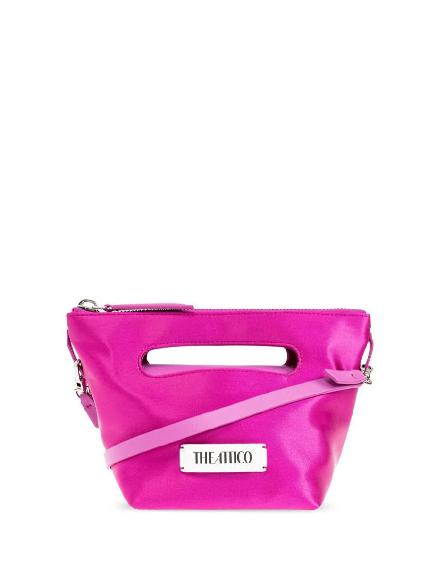 The Attico Via Dei Giardini 15 Satin Tote Bag