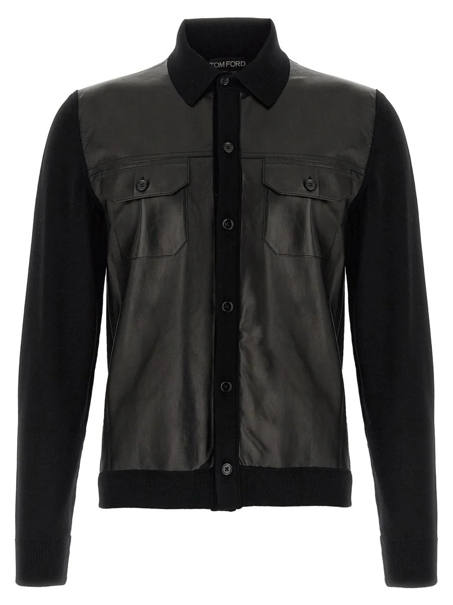 Tom Ford Two-Material Overshirt