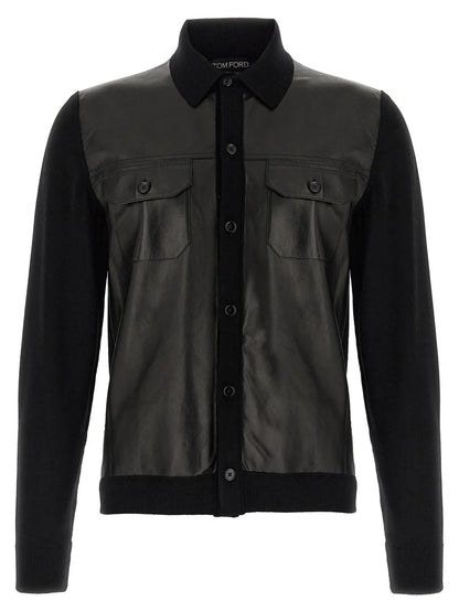 Tom Ford Two-Material Overshirt