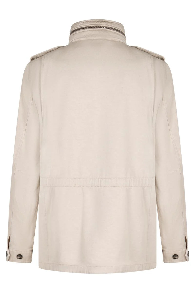 Moorer Denver Cotton-Linen Blend Jacket