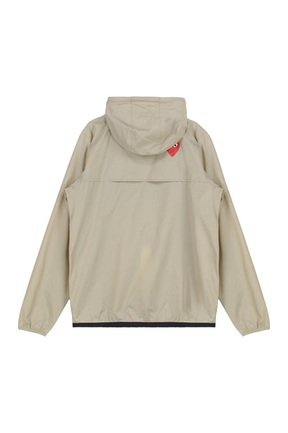 Comme des Garçons PLAY x K-Way - Hooded windbreaker