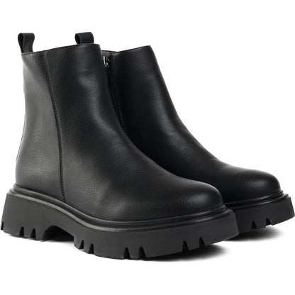 V.GAN Vegan Cameo Ankle Boots, Black