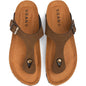 V.GAN Vegan Pea Comfort Footbed Sandals, Brown